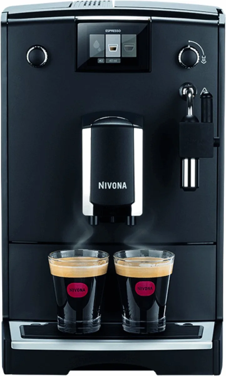 NICR 550 Espressomachine 2,2 l- kleuren TFT scherm van Nivona in Zwart – productfoto