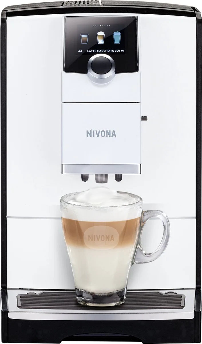 NICR 796 Volledig automatisch 2,2 l - koffiemachine met bonen van Nivona in Wit – productfoto