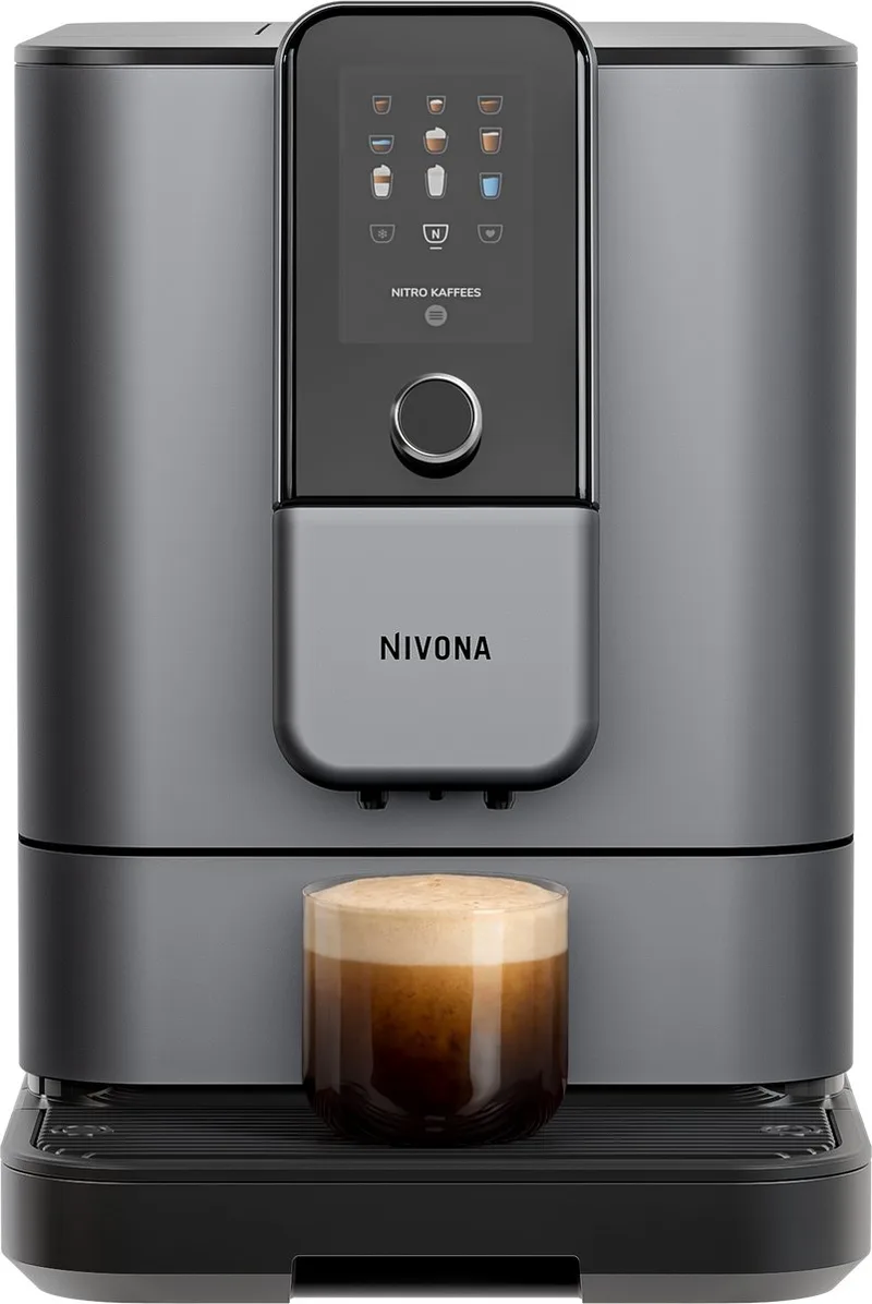 NIVO 8117 – Pearl Blue-Volautomatische koffiemachine met Nitro Coffee by Nivona in Parel blauw – product photo