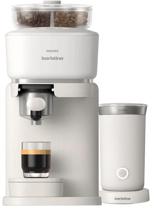 Baristina Bean Swap BAR320/00 Wit + Melkopschuimer van Philips – productfoto
