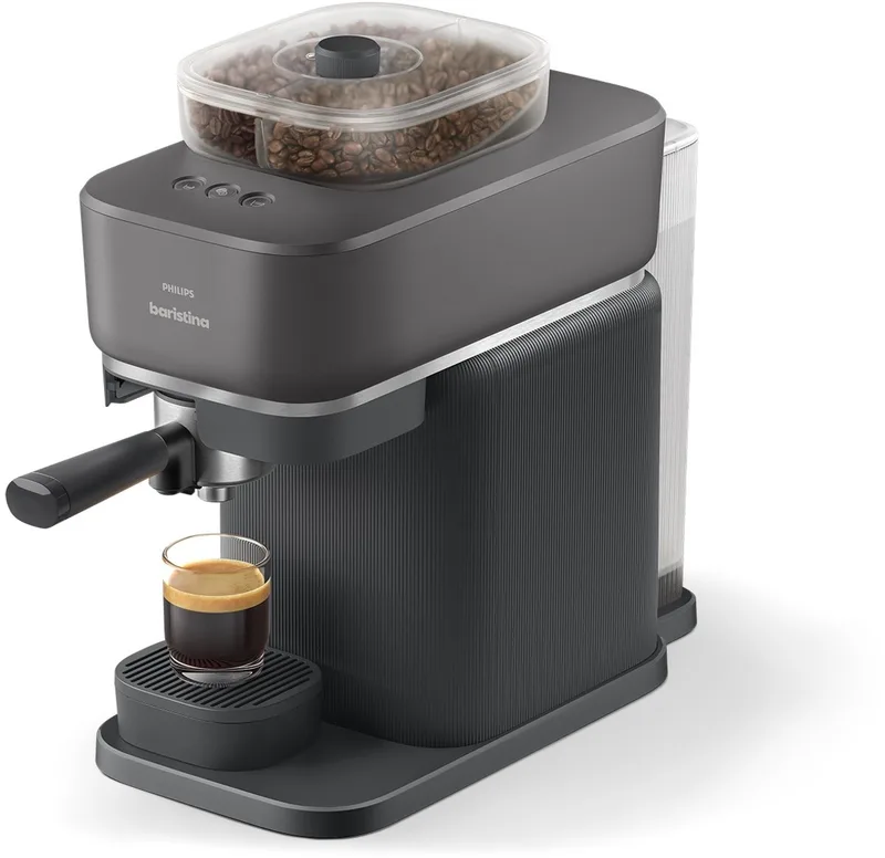 Baristina met Bean swap - BAR320/60 - Espressomachine - Pistonmachine by Philips in Black – product photo