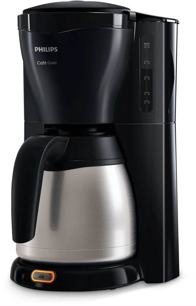 Café Gaia HD7544/20 - Koffiezetapparaat van Philips in Zwart – productfoto