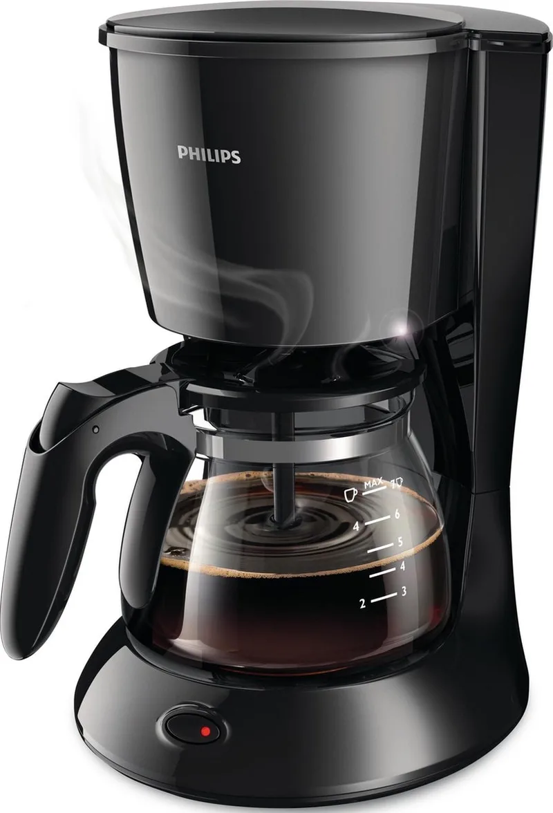 Daily HD7432/20 - Compact koffiezetapparaat - Zwart by Philips in Black – product photo