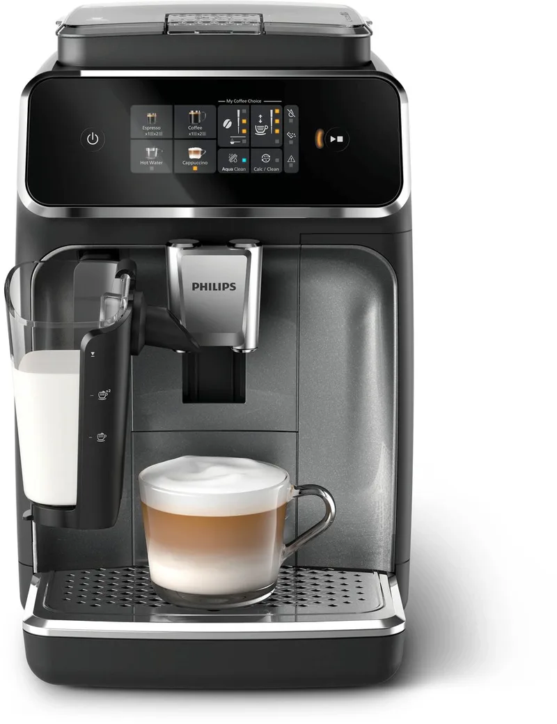 EP2339 - Volautomatische Espressomachine - OneTouch LatteGo - AquaClean-filter van Philips in Grijs – productfoto