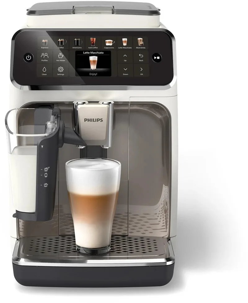EP4443/70 koffiezetapparaat Volledig automatisch Espressomachine 1,8 l van Philips in Wit – productfoto