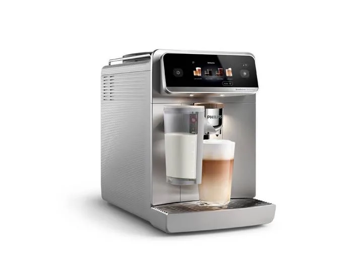 Volautomatische koffiemachine EP8757/20 8000 Series LatteGo Pro Café Aromis, 50 dranken (warm of ijskoud), LatteGo Pro melksysteem, BrewExtract technologie, geschikt voor app van Philips – productfoto