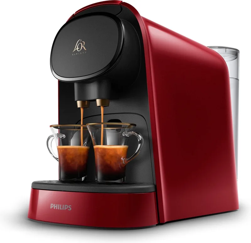 L'Or Barista LM8012/51 - Koffiecupmachine by Philips in Red – product photo