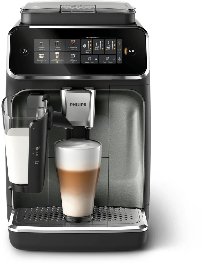 LatteGo 3300 series EP3343/90 - Volautomatische espressomachine van Philips in Zwart – productfoto