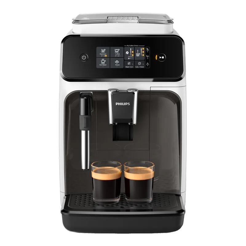 PHILIPS 1200 Serie Volautomatische Espressomachine – 1.8 L – Wit – 15 Bar Druk – Keramische Maler (EP1223/00) van Philips – productfoto