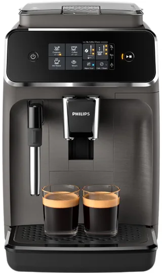 Philips 2200 Series EP2224/10 - Espressomachine - 2 Soorten Koffie + Heet Water - Kasjmiergrijs van Philips in Grijs – productfoto 1 van 3