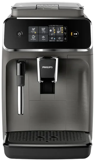 Philips 2200 Series EP2224/10 - Espressomachine - 2 Soorten Koffie + Heet Water - Kasjmiergrijs van Philips in Grijs – productfoto 3 van 3