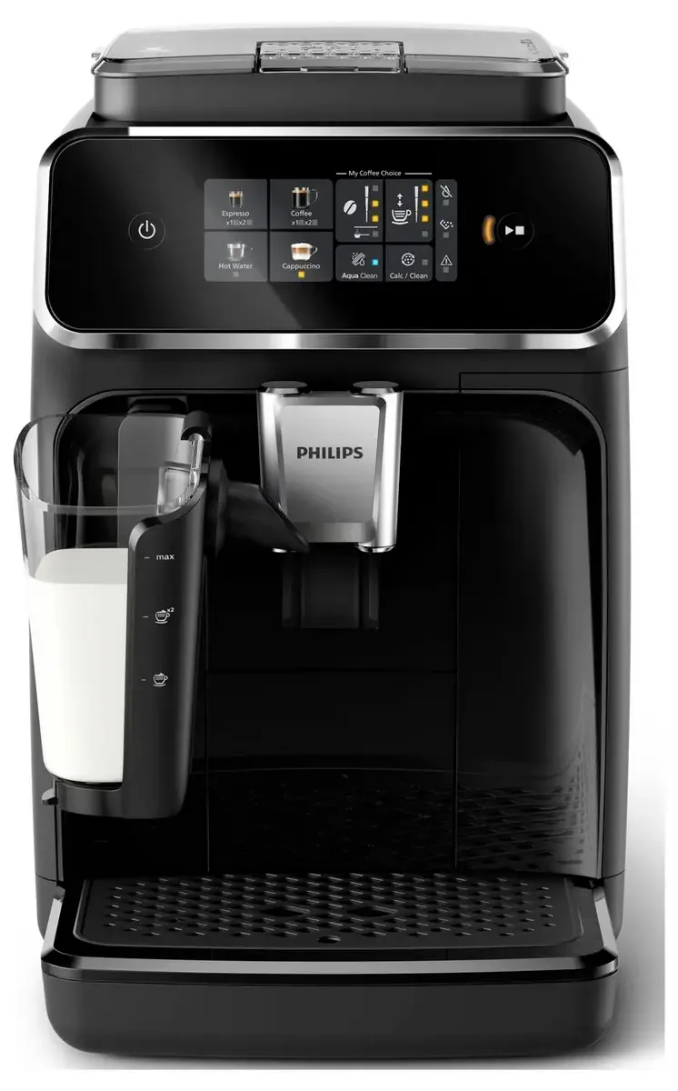 Philips 2300 Series EP2331/10 - Volautomatische espressomachine - Zwart - +AquaClean filter van Philips in Zwart – productfoto 2 van 2