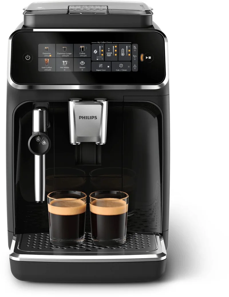 Philips 3300 Series EP3321/40 - Espressomachine - 4 Soorten Koffie + Heet Water - AquaClean Filter van Philips in Zwart – productfoto