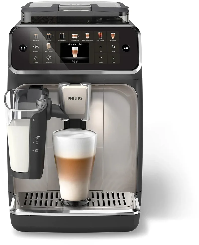 Philips 5500 series LatteGo EP5547/90 - Volautomatische Espressomachine - 20 koffierecepten - Keramische molen - Aquaclean filter van Philips in Zwart – productfoto