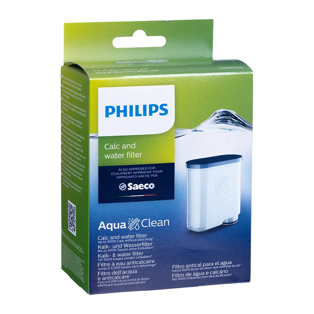 Saeco - AquaClean Waterfilter - CA6903/10 - Koffiemachinereiniger - Kalk- en waterfilter van Philips – productfoto