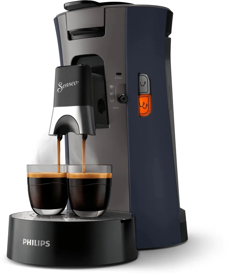 Senseo CSA240/71 koffiezetapparaat Volledig automatisch Koffiecupmachine 0,9 l van Philips in Blauw, Grijs – productfoto