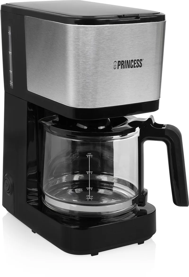 Princess 246031 Compact 12 - Filter-koffiezetapparaat - 1.25 liter van Princess in Zwart – productfoto