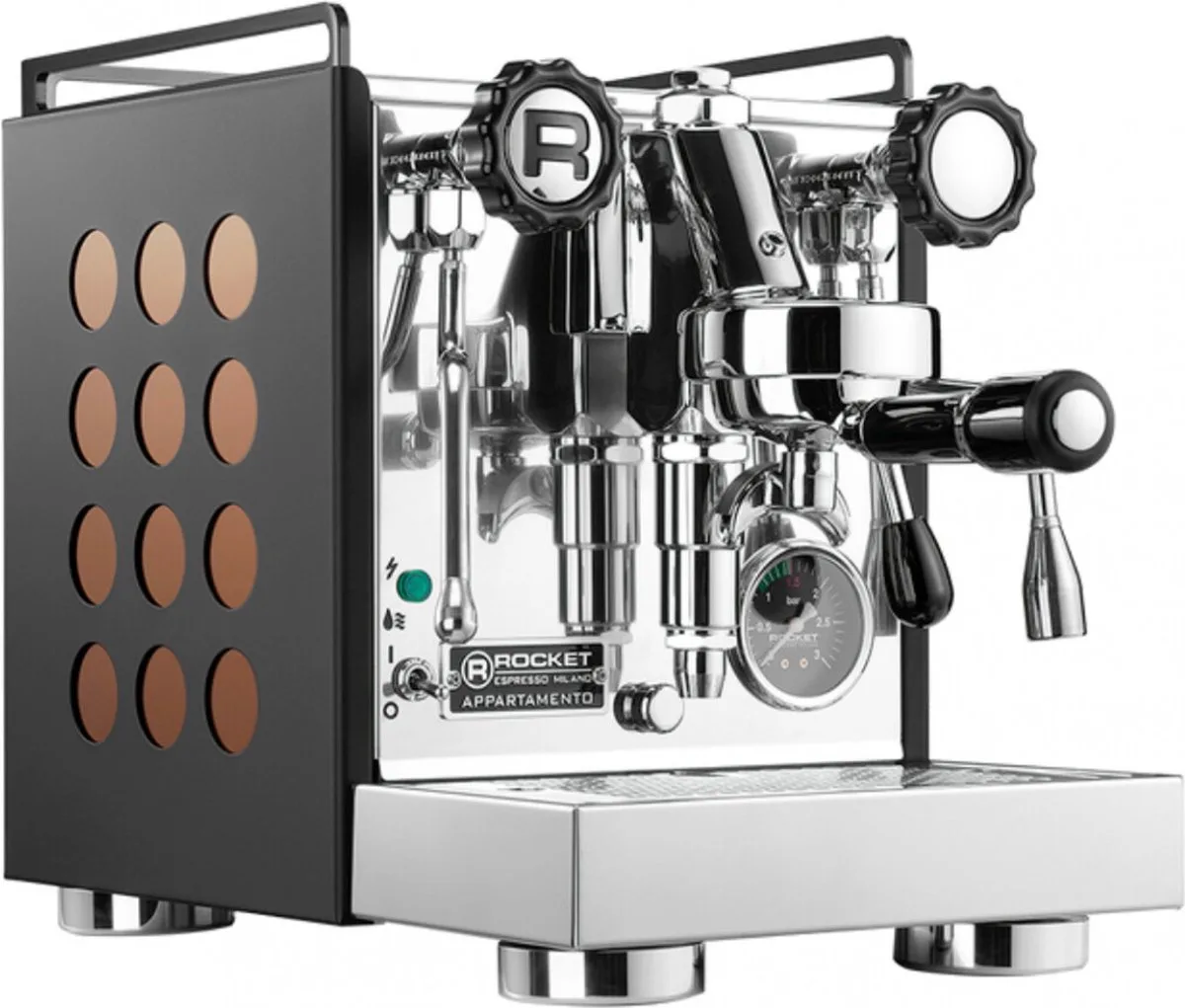 Appartamento Espresso machine – Zwart&Koper de Rocket Espresso en Noir – photo produit