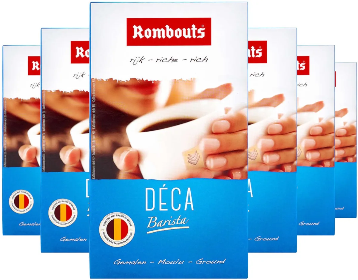 Barista Deca - Multipack - Gemalen Koffie - 1500g (6x250g) by Rombouts – product photo