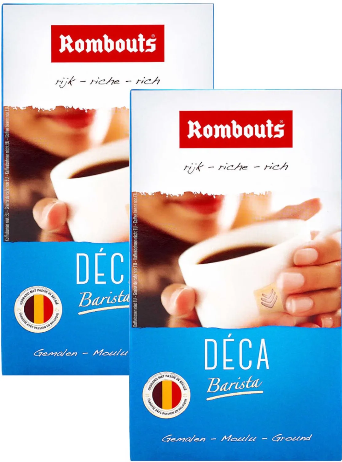 Barista Deca - Multipack - Gemalen Koffie - 500g (2x250g) by Rombouts – product photo