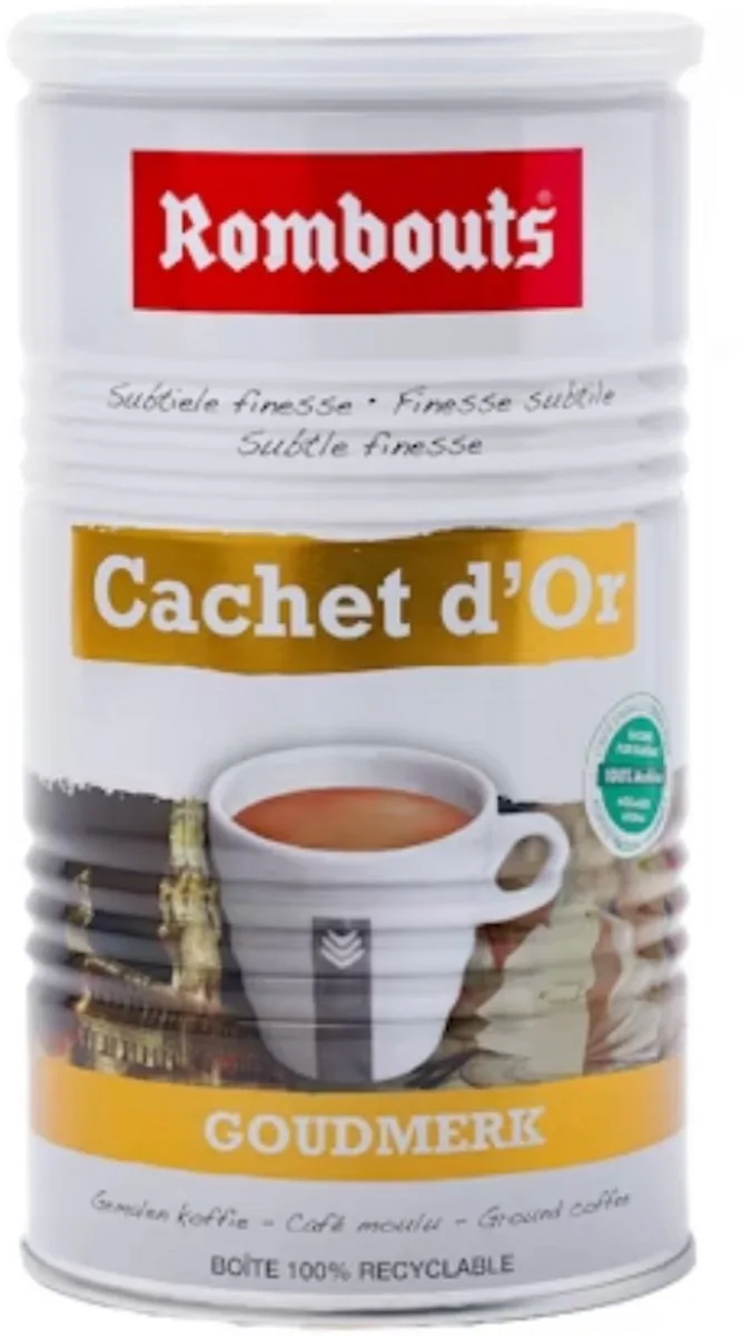 Koffie - 6 x Goudmerk 500g gemalen koffie de Rombouts – photo produit