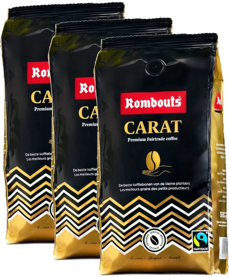 Premium Carat - Multipack - Koffiebonen - 1500g (3x500g) by Rombouts – product photo