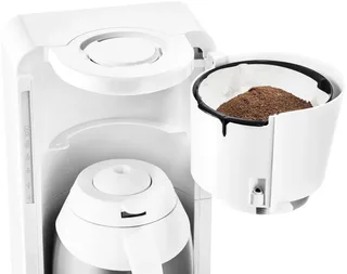 CT3811 Filterkoffiezetapparaat 1,25 l van Rowenta in Roestvrijstaal, Wit – productfoto 2 van 2