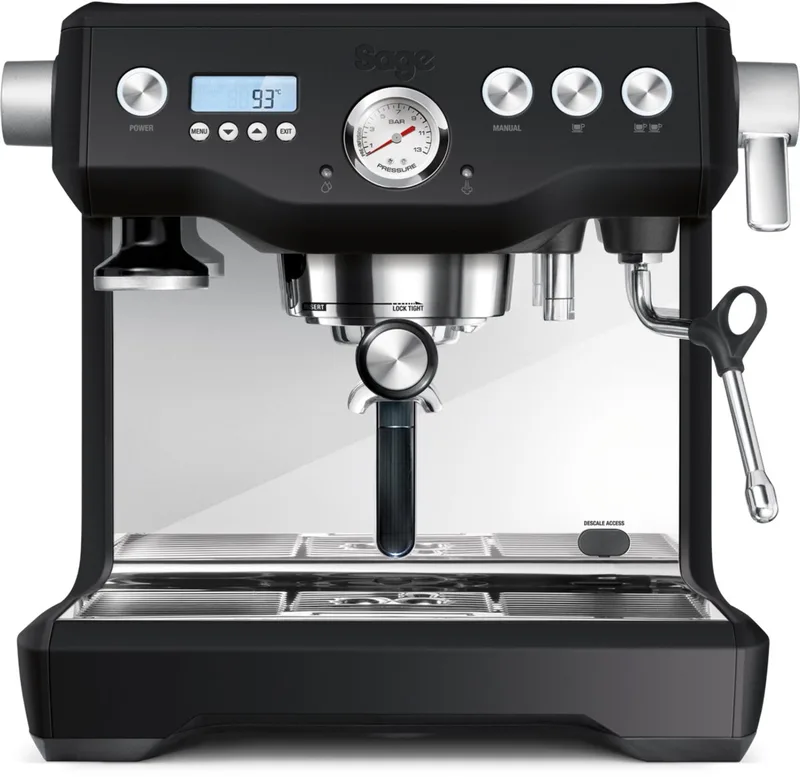 The Dual Boiler - Pistonmachine - 15 Bar - 2,5L - 2200W van Sage in Zwart – productfoto