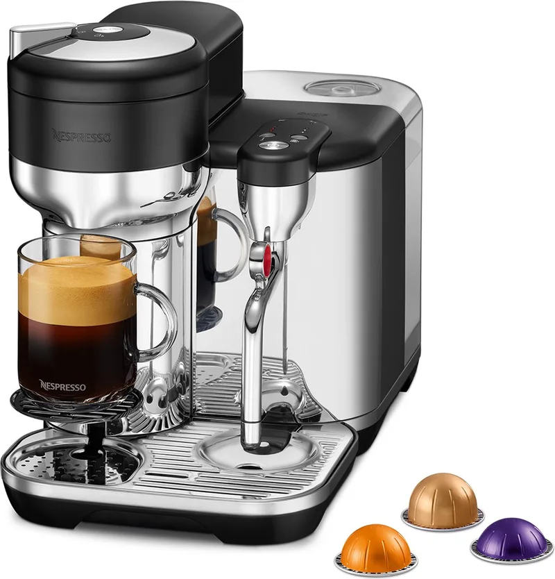 the Vertuo Creatista van Sage in Black Truffle – productfoto