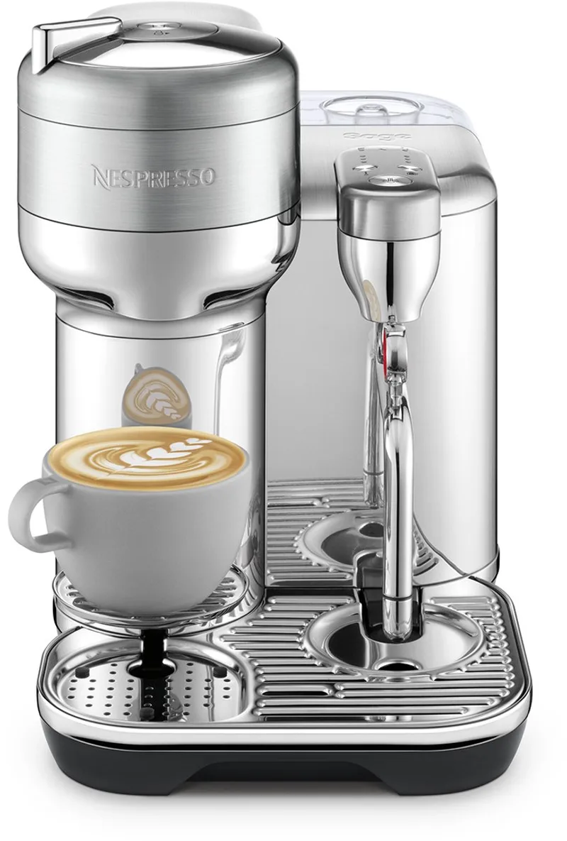 Vertuo Creatista SVE850BSS Nespresso Koffiecupmachine van Sage in Brushed Stainless Steel – productfoto