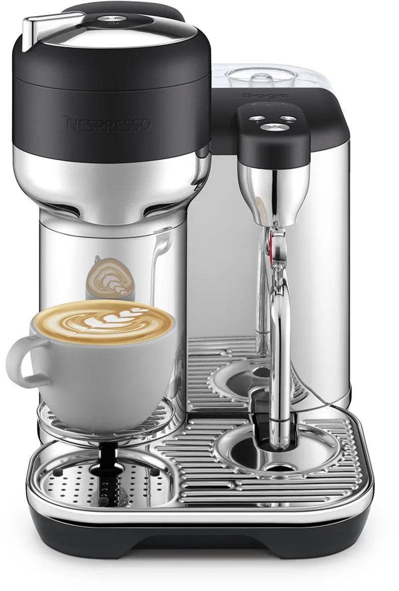 Vertuo Creatista SVE850BTR Nespresso Koffiecupmachine van Sage in Black Truffle – productfoto