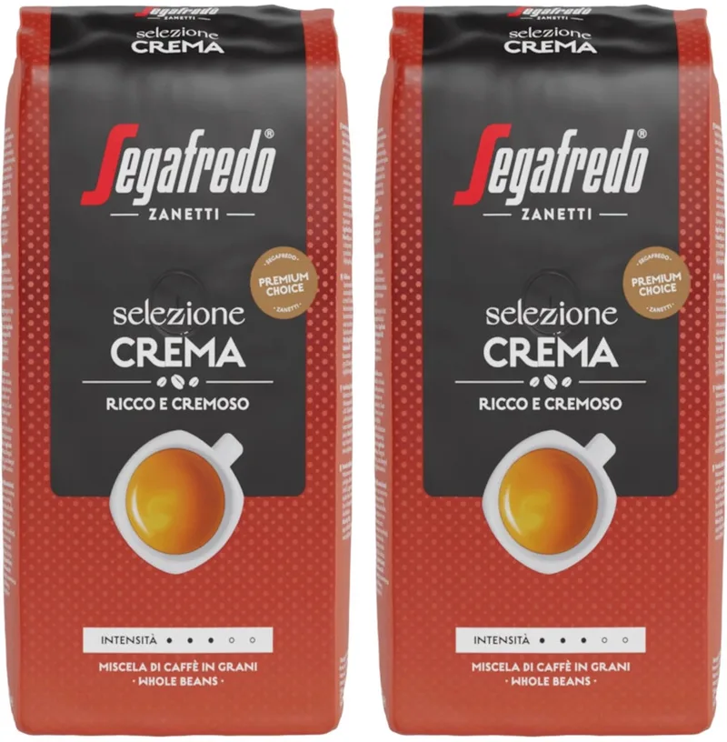 Selezione Crema Ricco E Cremoso - Multipack - Koffiebonen - 1000g (2x500g) van Segafredo – productfoto