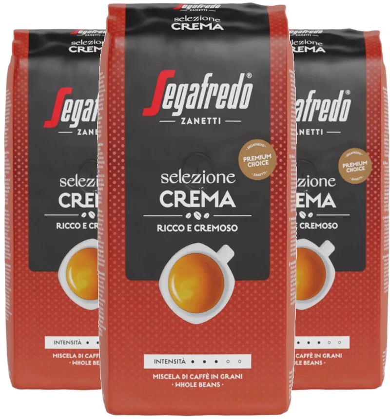 Selezione Crema Ricco E Cremoso - Multipack - Koffiebonen - 1500g (3x500g) van Segafredo – productfoto
