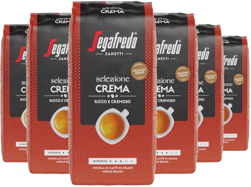 Selezione Crema Ricco E Cremoso - Multipack - Koffiebonen - 3000g (6x500g) van Segafredo – productfoto