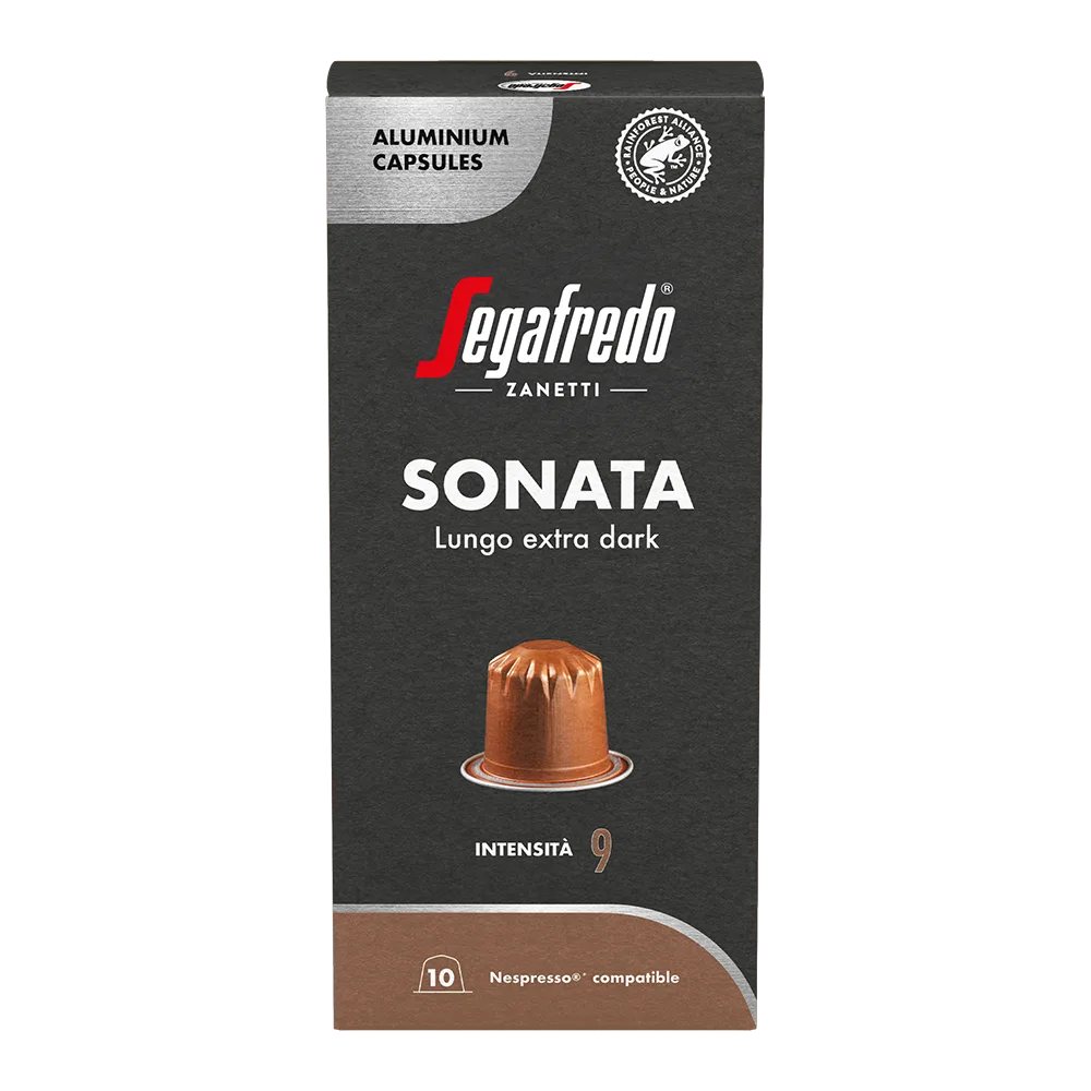 Sonata Lungo Extra Dark - 10 koffiecups by Segafredo – product photo