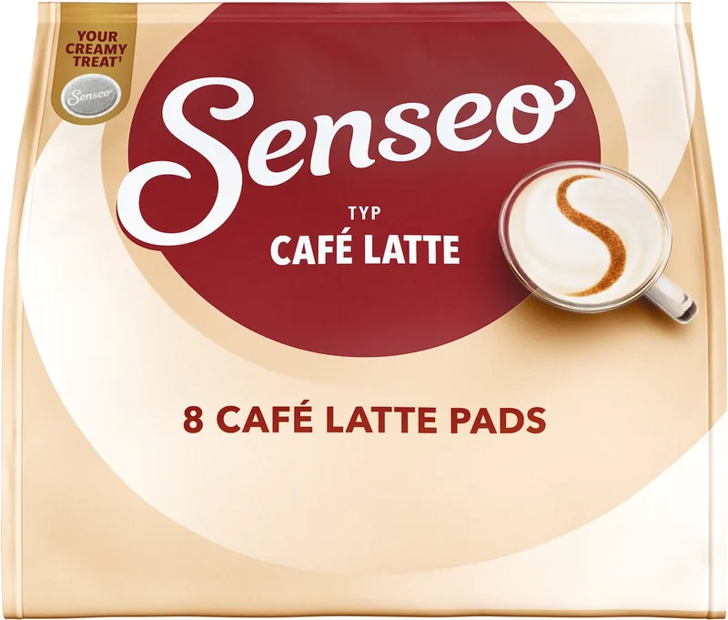 Café Latte Koffiepads - Intensiteit 2/9 - 4 x 8 pads by Senseo – product photo