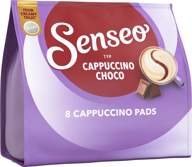 Cappuccino Choco Koffiepads - Intensiteit 2/9 - 4 x 8 pads by Senseo – product photo