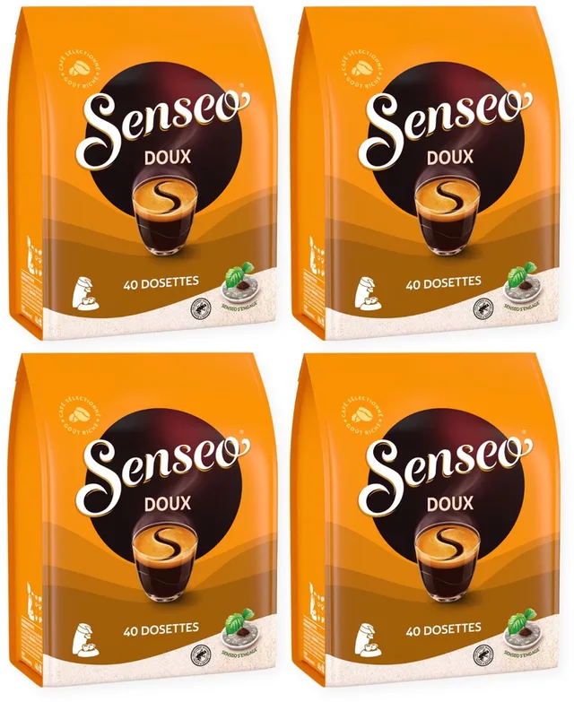 Doux - Koffiepads - Mild - Zacht - 4 x 40 Pads (160 Stuks)