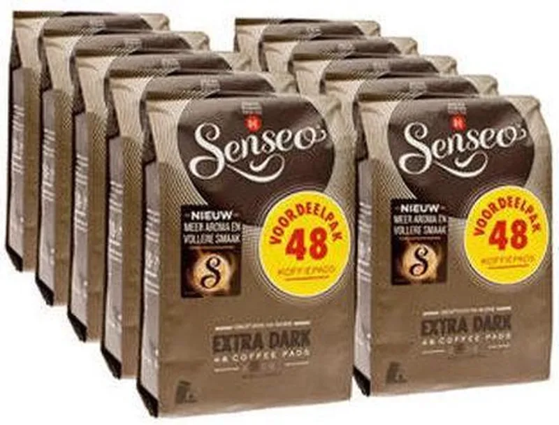 Extra Dark Koffiepads - 10 x 48 stuks de Senseo – photo produit