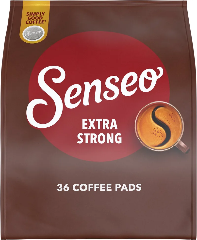 Extra Strong Koffiepads - Intensiteit 8/9 - 10 x 36 pads van Senseo – productfoto