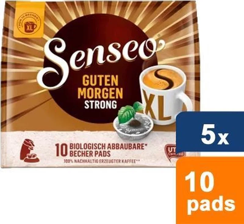 Guten Morgen XL Strong - 5x 10 pads de Senseo – photo produit