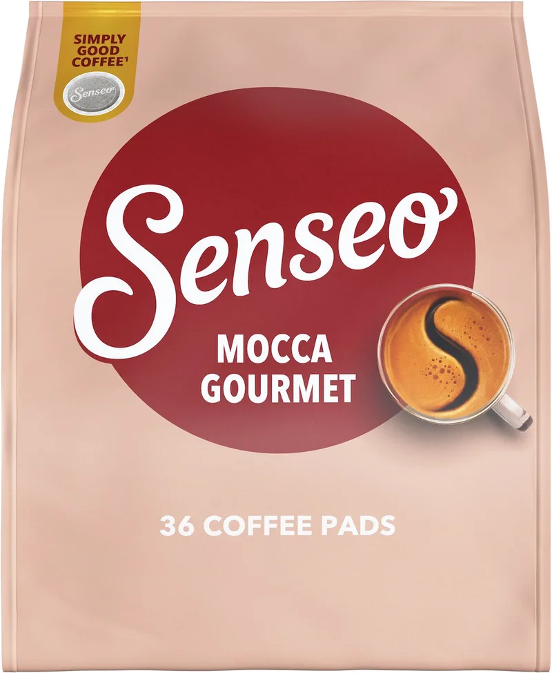 Mocca Gourmet Koffiepads - 4 x 36 pads från Senseo – produktbild