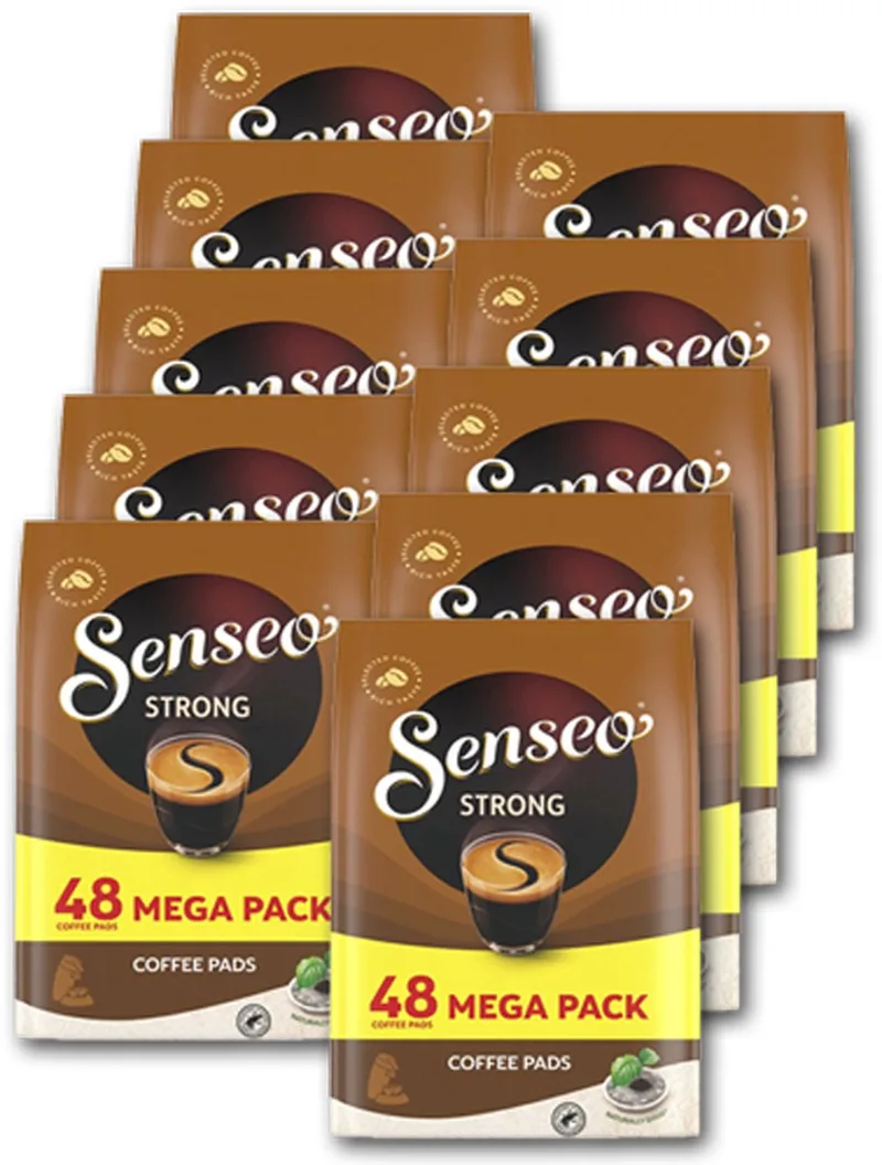 Strong 10x48 Koffiepads von Senseo – Produktfoto
