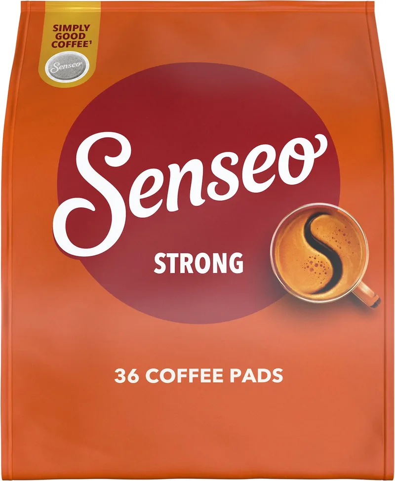 Strong Koffiepads - Intensiteit 7/9 - 10 x 36 pads van Senseo – productfoto