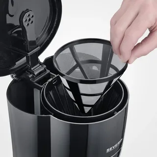 KA 4320 - Filter-koffiezetapparaat van Severin in Zwart – productfoto 2 van 3