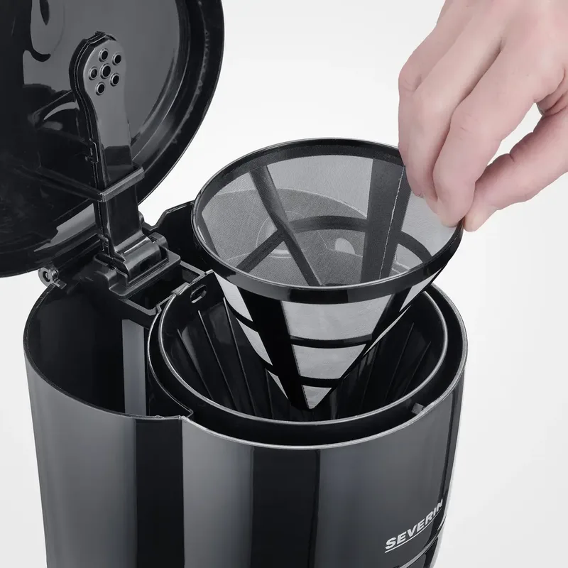 KA 4320 - Filter-koffiezetapparaat van Severin in Zwart – productfoto 2 van 3