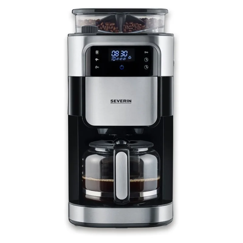 KA 4813 - Kaffeemaschine - Schwarz/Edelstahl 15Bar Pumpen-Espresso von Severin – Produktfoto