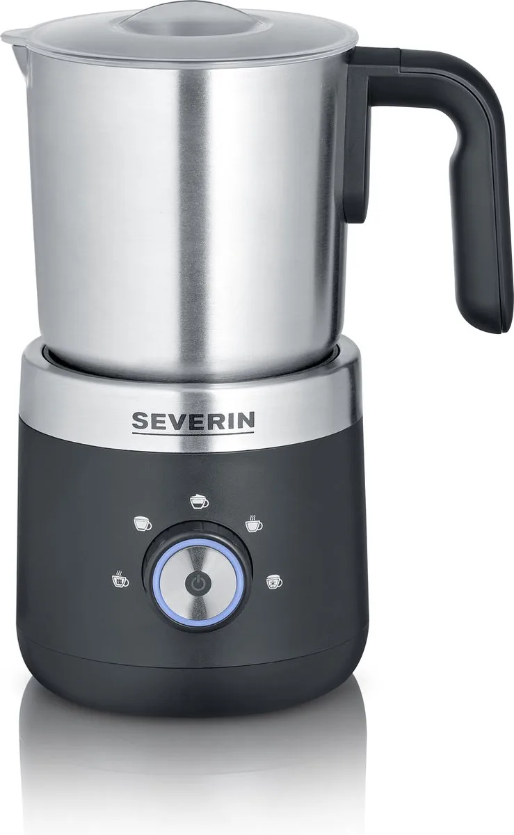 SM 3588 Melkopschuimer – Warm & Koud –PFAS-vrij - Chocoladefunctie – 300 ml van Severin in Zwart – productfoto
