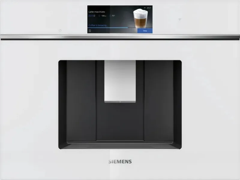 CT718L1W0 koffiezetapparaat Volledig automatisch Espressomachine 2,4 l van Siemens in Wit – productfoto