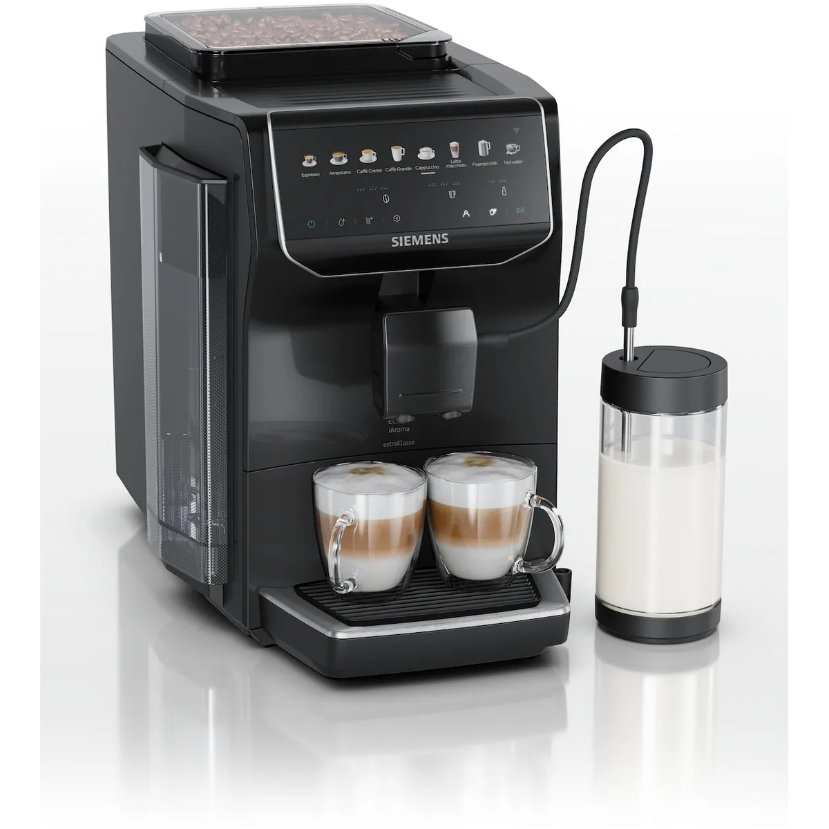EQ500 iAroma TP555EF5 extraKlasse Volautomaat Zwart by Siemens – product photo